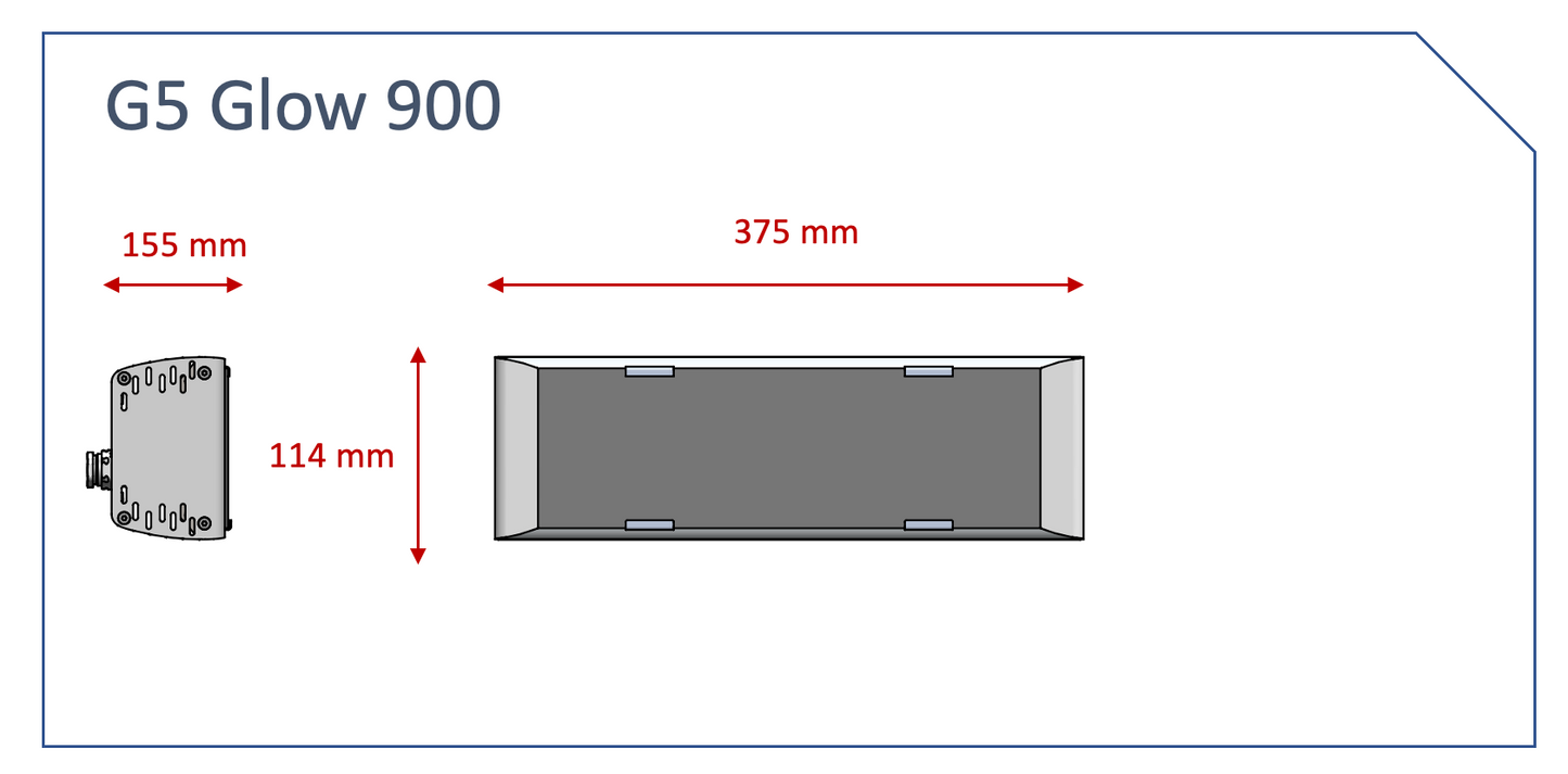 G5 Glow 900 Infrared heater